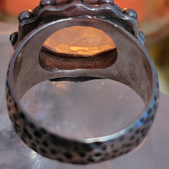 Rose Quartz .925 Ring Size 6.5 - Picture 5 of 7